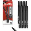 image:imageSharpie Felt Tip Pens Fine Point 04mm Felt Tip Markers Black 12 Count  Journaling Art Drawing Teacher Back to School12 Count Pack of 12