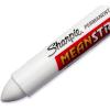 image:imageSharpie Mean Streak Permanent Marking Stick Bullet Tip White Box of 12White