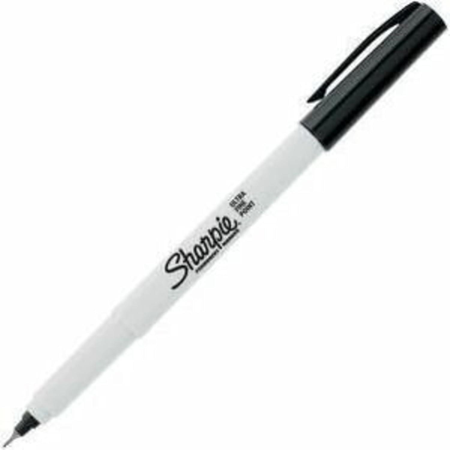 image:imageSharpie Permanent Markers Ultra Fine Tip Black 12 Count  Office Supplies Quick Drying Fade Resistant Ideal for Posters Drawing ColoringBlack