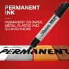 image:imageSharpie King Size Permanent Markers Chisel Tip Black 12 Count  Thick Poster Markers Heavy Duty For Work amp Industrial Use High Capacity Ink Supply For Paper Metal Plastic And More1 Count Pack of 12