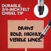 image:imageSharpie Magnum Permanent Markers Oversized Chisel Tip Black 12 Count  Office Home Teacher Supplies Great for Poster BoardsBlue