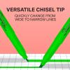 image:imageSharpie Pocket Highlighters Chisel Tip Assorted Colors 24 Count  Back to School Office Teacher Supplies