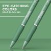 image:imageSharpie SGel Gel Pens Pearl White Body Black Ink Medium Point 07mm 12 Count  For Journaling Writing NoteTaking School Office SuppliesForest Green