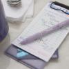 image:imageSharpie SGel Gel Pens Pearl White Body Black Ink Medium Point 07mm 12 Count  For Journaling Writing NoteTaking School Office SuppliesIcy Violet