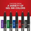 image:imageSharpie SGel Pens Bold Point 10mm Black Gel Ink 12 Count  Writing Journaling NoteTaking College Teacher Supplies Office12