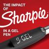 image:imageSharpie SGel Pens Medium Point 07mm Black Gel Ink 36 Count  Writing NoteTaking Office Supplies No Smear No Bleed36 Count