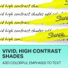 image:imageSharpie Tank Style Highlighters Chisel Tip Fluorescent Yellow 36 Count