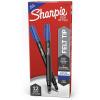image:imageSharpie Felt Tip Pens Fine Point 04mm Blue 12 Count12 Count Pack of 12