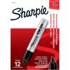 image:imageSharpie King Size Permanent Markers Chisel Tip Black 12 Count  Thick Poster Markers Heavy Duty For Work amp Industrial Use High Capacity Ink Supply For Paper Metal Plastic And More1 Count Pack of 12
