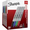 image:imageSharpie Permanent Markers Fine Point Assorted Colors Black Red Blue Green 36 Count  Bulk Office SuppliesAssorted