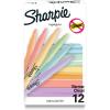image:imageSharpie Pocket Highlighters Chisel Tip Quick Dry Assorted Fluorescent Colors 12 Count  For Studying NoteTaking School College Office Student amp Teacher SuppliesPastel