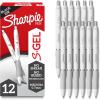 image:imageSharpie SGel Gel Pens Pearl White Body Black Ink Medium Point 07mm 12 Count  For Journaling Writing NoteTaking School Office SuppliesPearl White