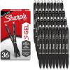 image:imageSharpie SGel Pens Medium Point 07mm Black Gel Ink 36 Count  Writing NoteTaking Office Supplies No Smear No Bleed36 Count