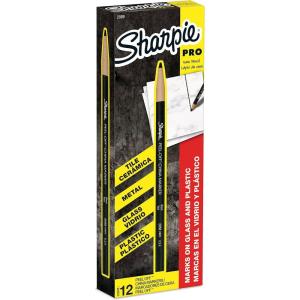 image:imageSharpie PeelOff China Marker Grease Pencils White Box of 12Black