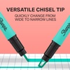 image:imageSharpie Clear View Highlighter Sticks Chisel Tip Assorted Fluorescent 8 Count  School Home and Office Use Teacher Supplies1 Count Pack of 12