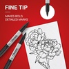 image:imageSharpie Permanent Markers Bulk Set Fine Tip Markers For Plastic Metal Wood And More Black 36 Count