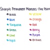image:imageSharpie Permanent Markers Fine Tip Red 12 Count  Office Supplies Quick Drying Fade Resistant For Plastic Metal Wood And MoreBlue