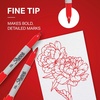 image:imageSharpie Permanent Markers Fine Tip Red 12 Count  Office Supplies Quick Drying Fade Resistant For Plastic Metal Wood And MoreRed