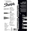 image:imageSharpie Permanent Markers Variety Pack Includes Chisel Fine and UltraFine Tips Marker Set Writing Coloring Poster Office School Supplies Black 6 CountPen