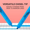 image:imageSharpie Retractable Highlighters Chisel Tip Assorted Colors 8 Count  Journaling Classroom Study Supplies