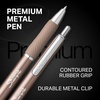 image:imageSharpie SGel Gel Ink Pens Medium Point 07mm Sleek Metal Barrel Black Ink 12 Count  Drawing Journaling Writing School Teacher Supplies