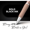 image:imageSharpie SGel Gel Ink Pens Medium Point 07mm Sleek Metal Barrel Champagne Black Ink 4 Count  Drawing Journaling Writing School Teacher Supplies