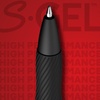 image:imageSharpie SGel Gel Pens Black Barrel Medium Point 07mm Assorted Ink Colors 4 Count  Writing NoteTaking Journaling School SuppliesBlack