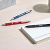 image:imageSharpie SGel Gel Pens Sleek Metal Barrel Gunmetal Medium Point 07mm Black Ink 12 CountBlue Ink