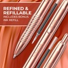 image:imageSharpie SGel Pens Copper Metal Body Medium Point 07mm Black Gel Ink Includes 2 Pens and 2 Additional Ink Refills1 Count Pack of 1