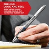 image:imageSharpie SGel Pens Sleek Metal Barrel Matte Black Medium Point 07mm Black Gel Ink 12 Count