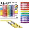 image:imageSharpie Liquid Highlighters Chisel Tip Assorted Colors 10 Count  Journaling School Study Supplies