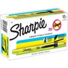 image:imageSharpie Retractable Highlighters Chisel Tip Fluorescent Yellow 12 Count12 Count Yellow