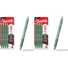 image:imageSharpie SGel Gel Pens Green Barrel Black Ink Medium Point 07mm 4 Count  For Home Office College Journaling Drawing NoteTaking WritingGreen with Black Ink Pack of 2