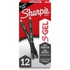 image:imageSharpie SGel Pens Ultra Fine Point 038mm Black Ink 12 Count  Office Supplies Writing Journaling12 Count