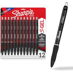 image:imageSharpie SGel Gel Pens White Barrel Medium Point 07mm Assorted Ink Colors 4 Count  Writing NoteTaking Journaling Trendy Desk Supplies12 Count