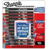 image:imageSharpie Creative Markers Earth Tones WaterBased Acrylic Bullet Tip 12 Count  Arts amp Crafts School Classroom Works on Paper Metal Wood Ceramic Glass Rock CanvasAssorted