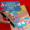 image:imageSharpie Creative Markers Earth Tones WaterBased Acrylic Bullet Tip 12 Count  Arts amp Crafts School Classroom Works on Paper Metal Wood Ceramic Glass Rock CanvasEarth Tones