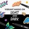 image:imageSharpie Creative Markers Earth Tones WaterBased Acrylic Bullet Tip 12 Count  Arts amp Crafts School Classroom Works on Paper Metal Wood Ceramic Glass Rock CanvasAssorted