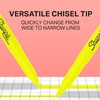 image:imageSharpie Pocket Style Highlighters Chisel Tip Fluorescent Yellow Box of 12
