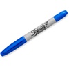 image:imageSharpie Twin Tip Permanent Markers Fine and Ultra Fine Black 12 CountBlue