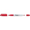 image:imageSharpie Twin Tip Permanent Markers Fine and Ultra Fine Black 12 CountRed