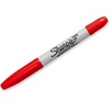 image:imageSharpie Twin Tip Permanent Markers Fine and Ultra Fine Black 12 CountRed