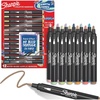 image:imageSharpie Creative Markers Earth Tones WaterBased Acrylic Bullet Tip 12 Count  Arts amp Crafts School Classroom Works on Paper Metal Wood Ceramic Glass Rock CanvasEarth Tones
