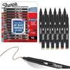 image:imageSharpie Creative Markers Earth Tones WaterBased Acrylic Bullet Tip 12 Count  Arts amp Crafts School Classroom Works on Paper Metal Wood Ceramic Glass Rock CanvasAssorted