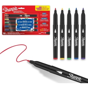 image:imageSharpie Creative Markers WaterBased Acrylic Brush Tip Assorted Colors 12 Count  Arts amp Crafts Kids Activity School Classroom Works on Paper Metal Wood Ceramic Glass Rock CanvasFine Tip