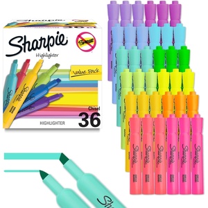 image:imageSharpie Tank Highlighters Chisel Tip 12 Assorted Fashion Colors Value Pack 36 Count  For Studying NoteTaking School College Office Student amp Teacher Supplies1 Count Pack of 36