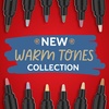image:imageSharpie Creative Markers Warm Tones WaterBased Acrylic Markers Fine Tip 12 CountWarm Tones