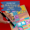 image:imageSharpie Creative Markers Warm Tones WaterBased Acrylic Markers Fine Tip 12 CountWarm Tones