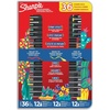 image:imageSharpie Creative Markers Variety Pack WaterBased Acrylic Paint Markers Assorted Tips and Colors 36 Count  Works on Paper Metal Wood Ceramic Glass Rock Canvas