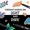 image:imageSharpie Creative Markers Variety Pack WaterBased Acrylic Paint Markers Brush Tip Assorted 36 Count